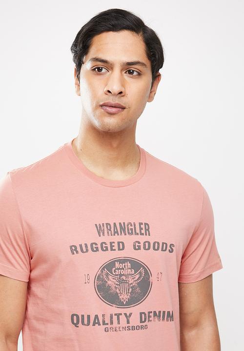 Wrangler - Rugged goods t - pink 