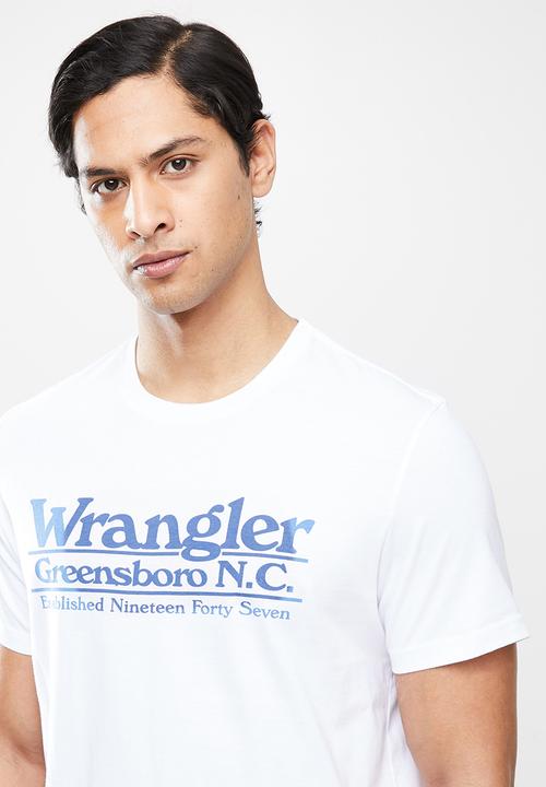 Wrangler - Greensboro n.c t - white