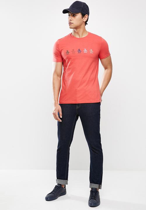 Original Penguin - Mini pete tee - red 