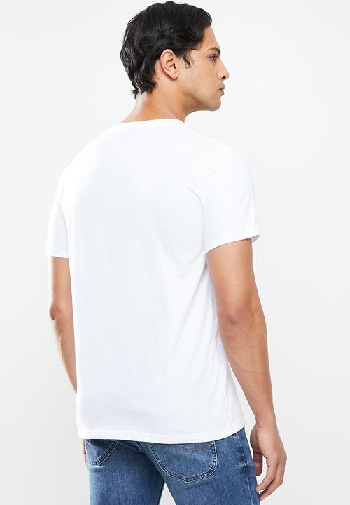 Fox - Skew short sleeve tee - white