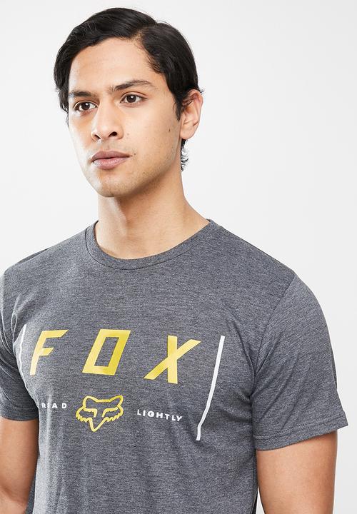 Fox - Simpler times short sleeve tee - heather black