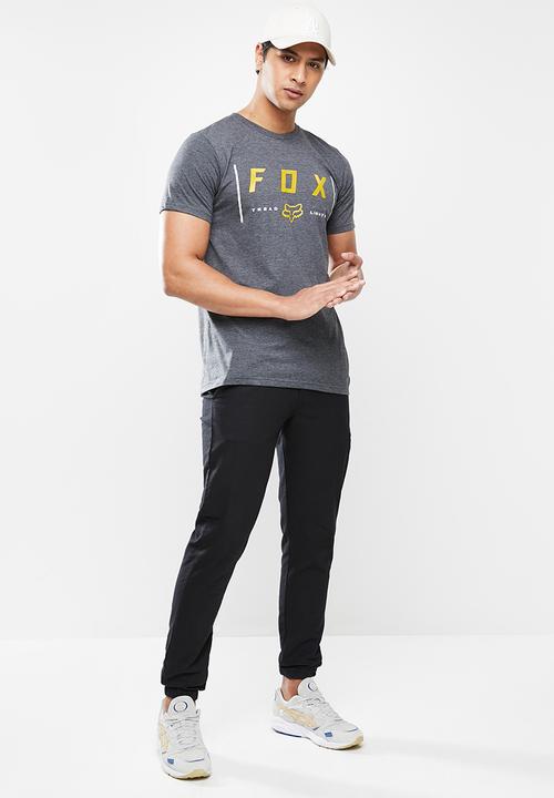 Fox - Simpler times short sleeve tee - heather black