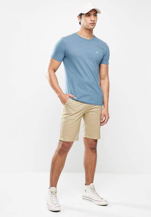 Original Penguin - Embroidered tee - blue