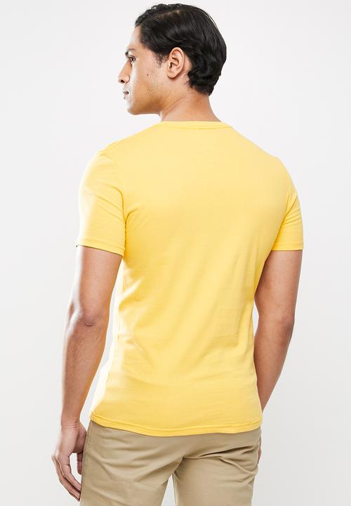 Original Penguin - Circle logo tee - yellow