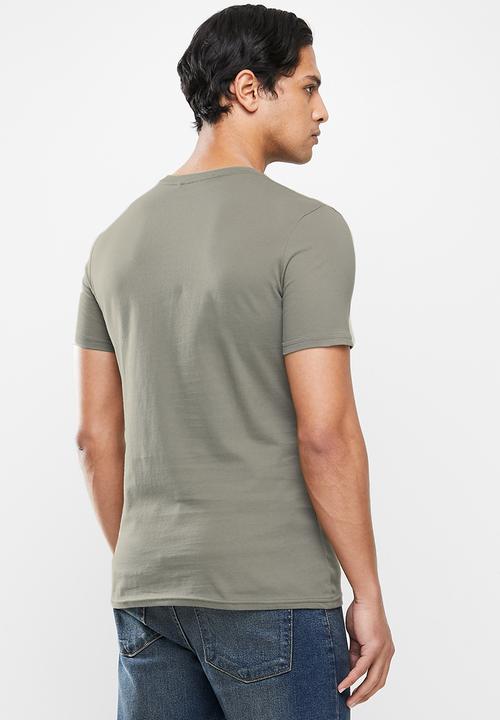 Original Penguin - Embroidered tee - grey