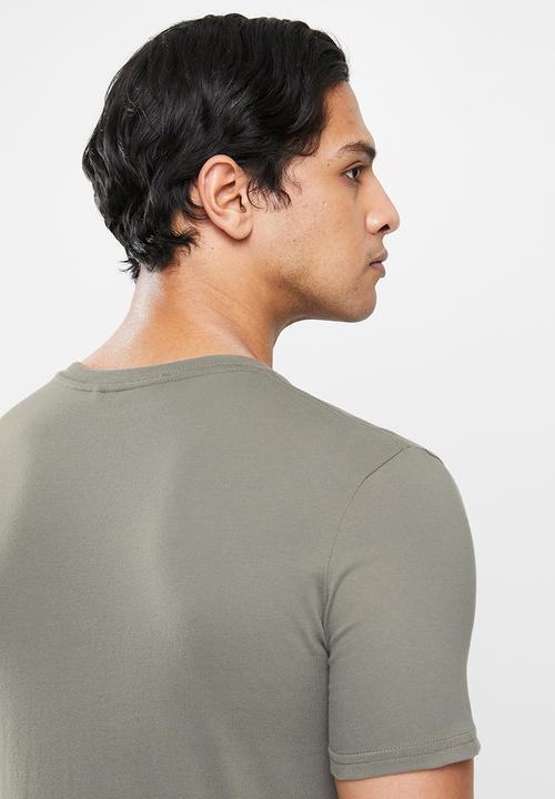 Original Penguin - Embroidered tee - grey