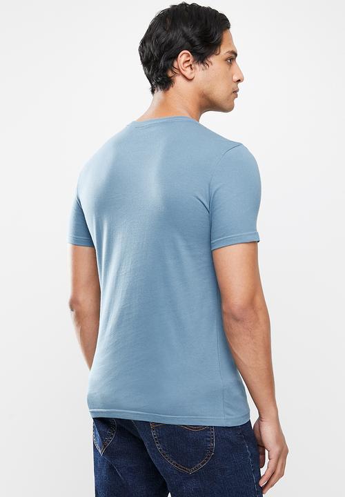 Original Penguin - Logo stamp tee - blue