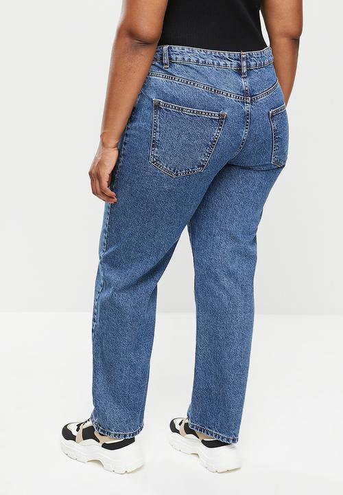 Cotton On - Curve dad jean - blue