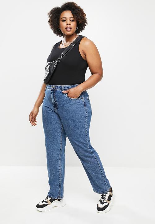 Cotton On - Curve dad jean - blue