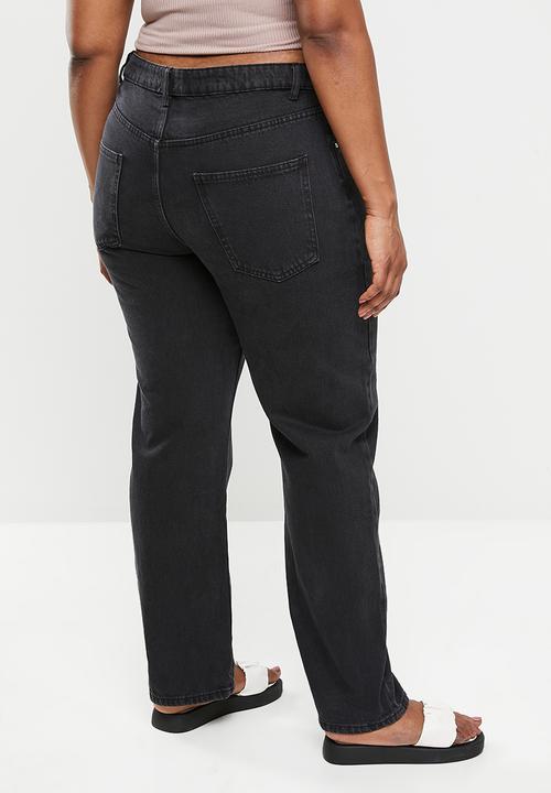 Cotton On - Curve dad jean - black