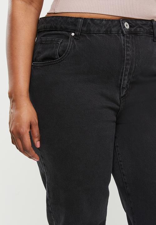 Cotton On - Curve dad jean - black