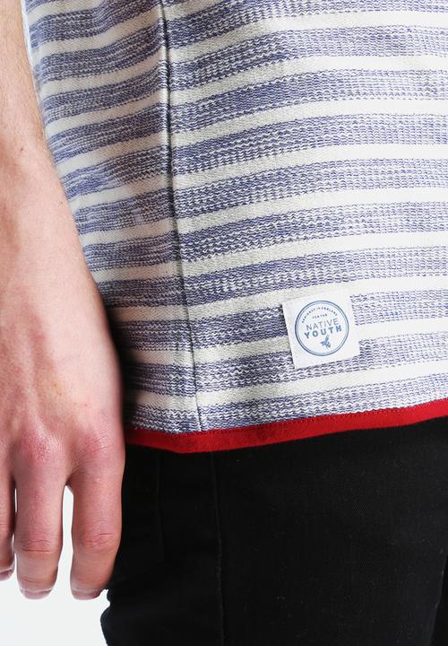 Native Youth - Reverse Loopback Stripe