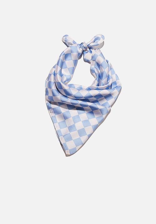 Rubi - Soho bandana - checkerboard blue