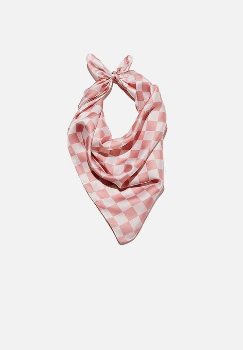 Rubi - Soho bandana - checkerboard pink
