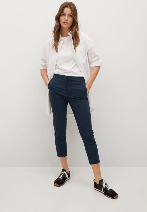 MANGO - Trousers malu-h - navy