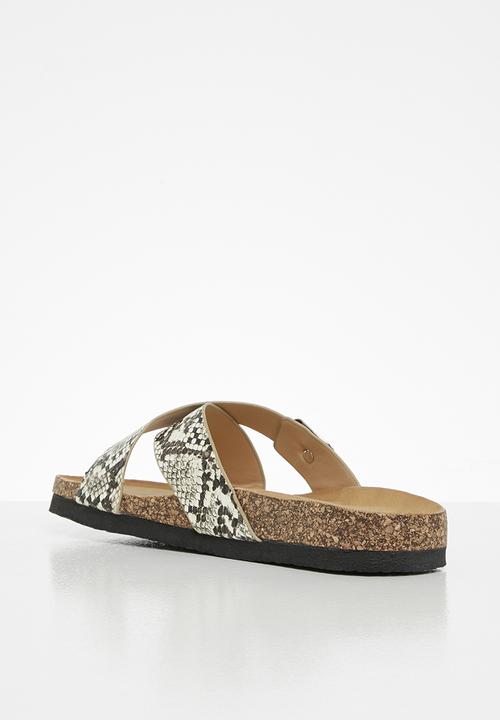 Superbalist - Goeth slide - brown & neutral 