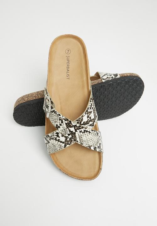 Superbalist - Goeth slide - brown & neutral 