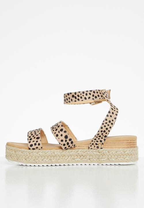 Superbalist - Nita espadrille sandal - beige & black 