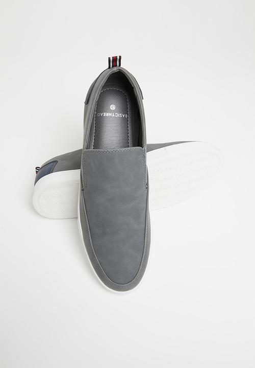 basicthread - Zeke back patch slip on - grey