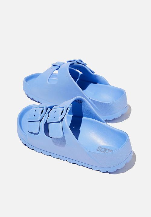 Cotton On - Twin strap slide - dusk blue