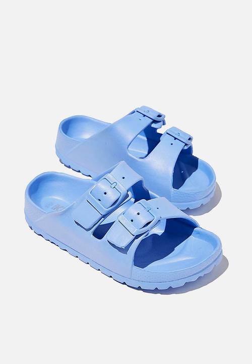 Cotton On - Twin strap slide - dusk blue