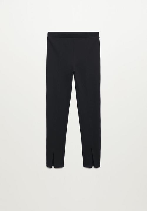 MANGO - Leggings puntaa-a - black