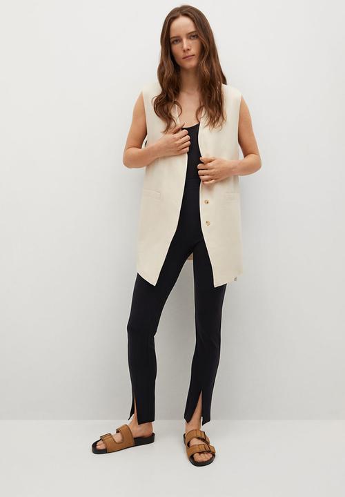 MANGO - Leggings puntaa-a - black