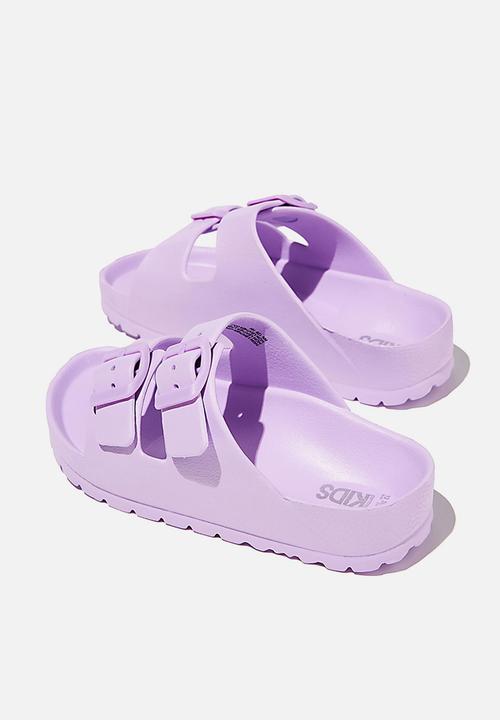Cotton On - Twin strap slide - pale violet
