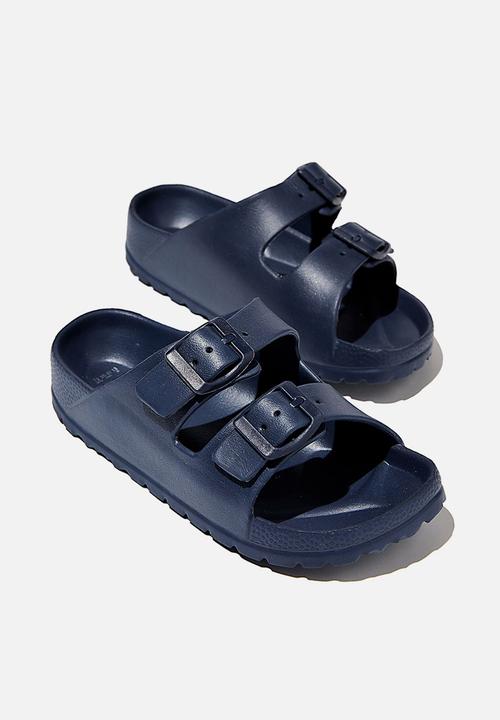 Cotton On - Twin strap slide - navy 