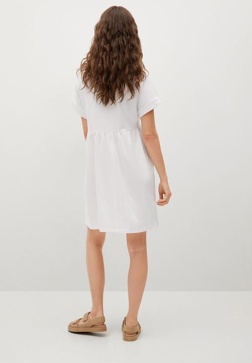 MANGO - Dress gisele - white