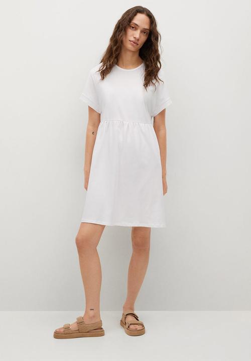 MANGO - Dress gisele - white