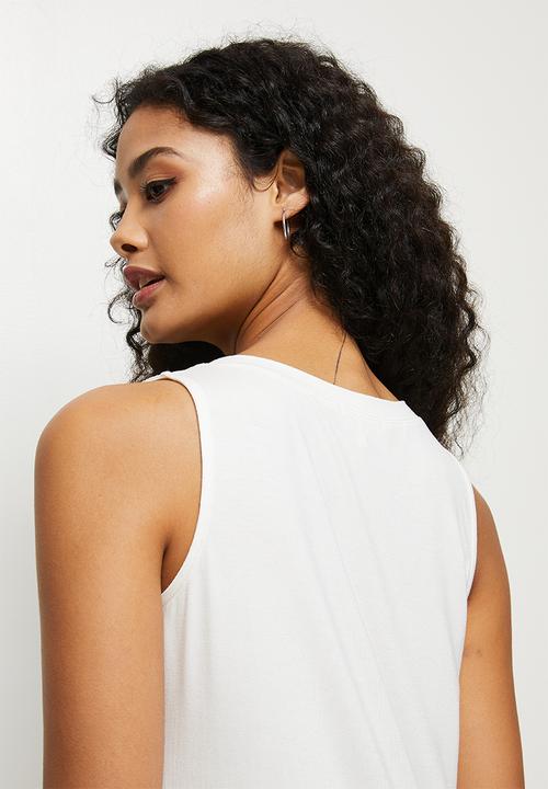edit - Loose fit vest - milk