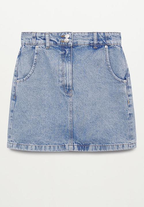 MANGO - Skirt marion - blue