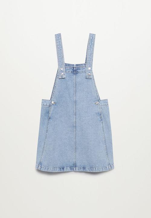 MANGO - Dungaree dress india - blue