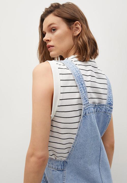 MANGO - Dungaree dress india - blue