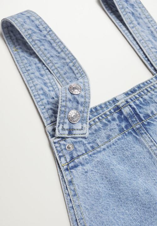 MANGO - Dungaree dress india - blue
