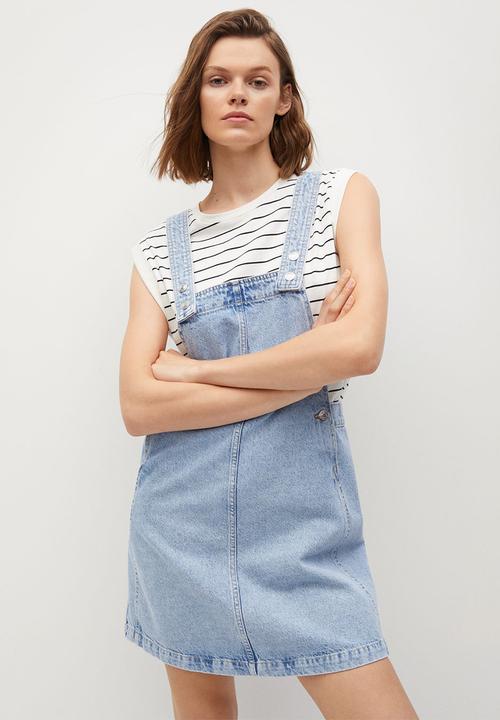 MANGO - Dungaree dress india - blue
