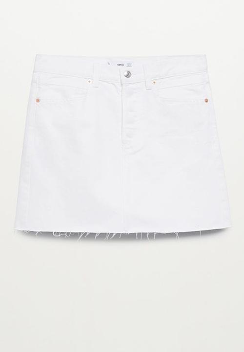 MANGO - Skirt rachel - white