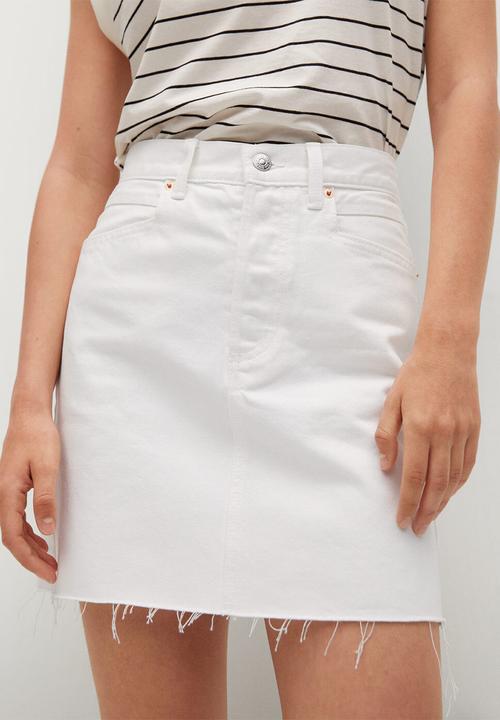 MANGO - Skirt rachel - white