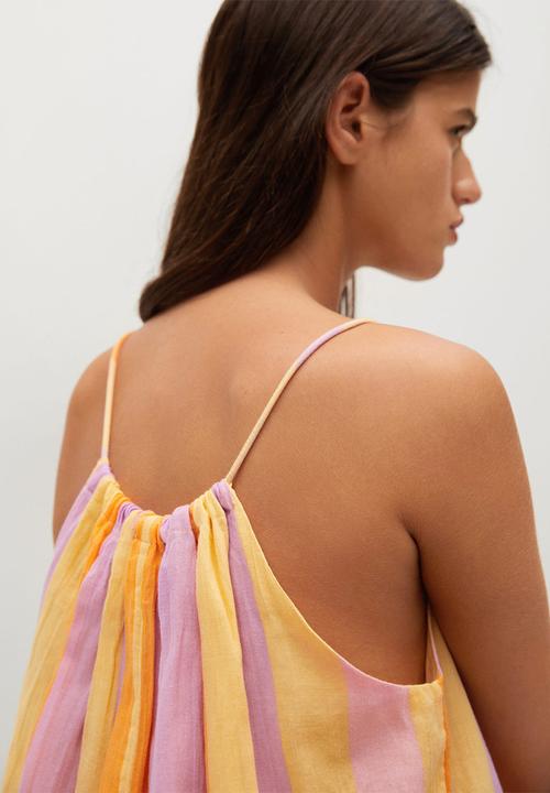 MANGO - Dress niza - yellow