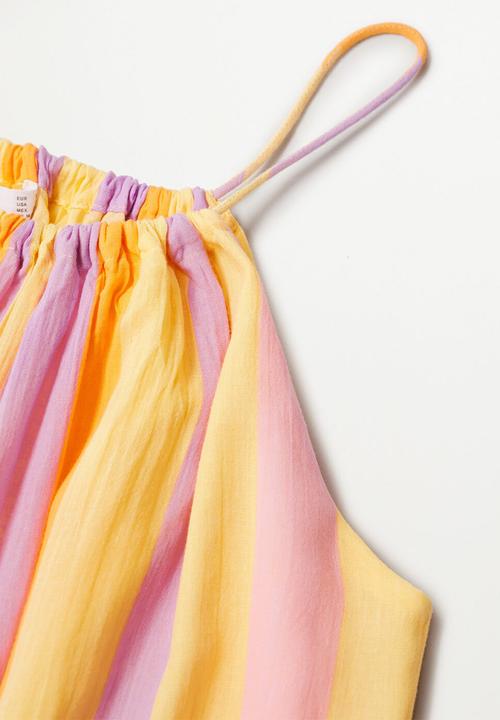 MANGO - Dress niza - yellow