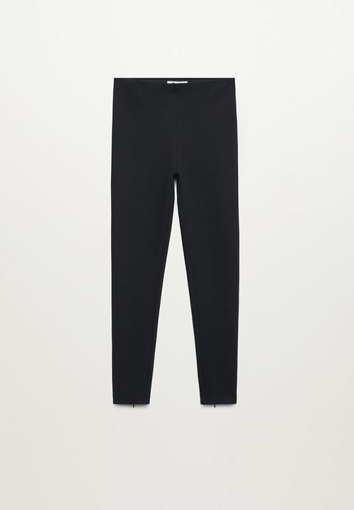 MANGO - Leggings puntacre-a - black
