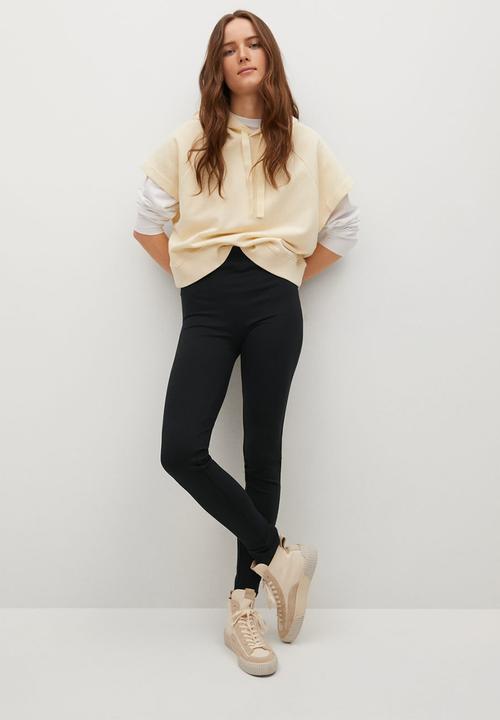 MANGO - Leggings puntacre-a - black