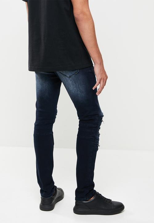 S.P.C.C - Chicane trench fit super skinny jeans - indigo