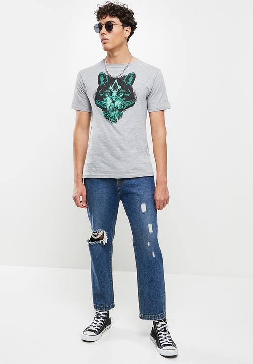 STYLE REPUBLIC - Assassin's creed tee - grey melange
