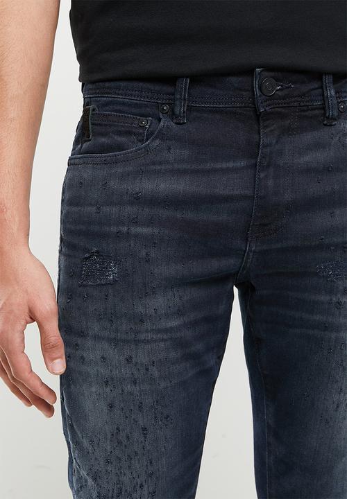 S.P.C.C - Crossfire sabre fit tapered leg jeans - dark blue