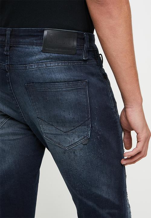 S.P.C.C - Crossfire sabre fit tapered leg jeans - dark blue