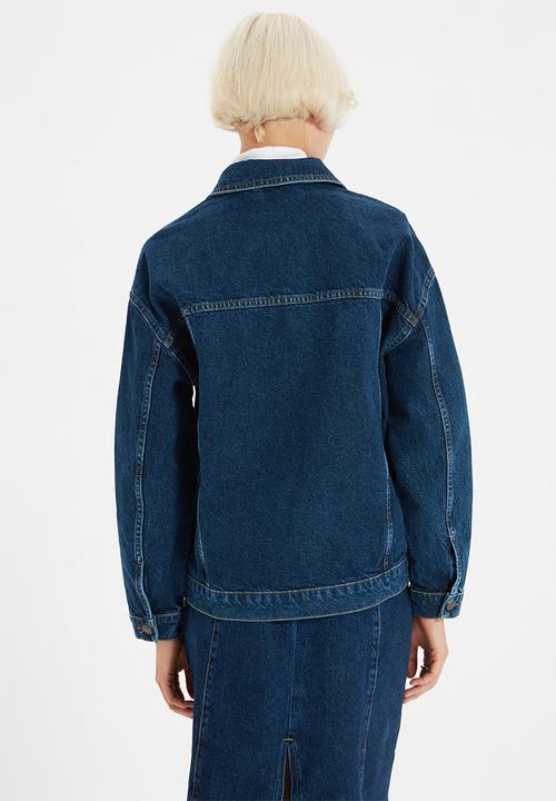 Trendyol - Basic denim jacket - navy