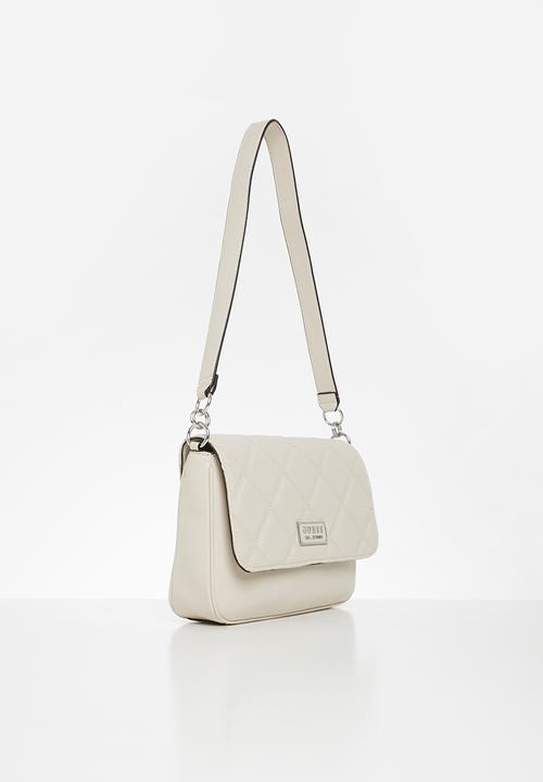 GUESS - Loveland crossbody flap - stone