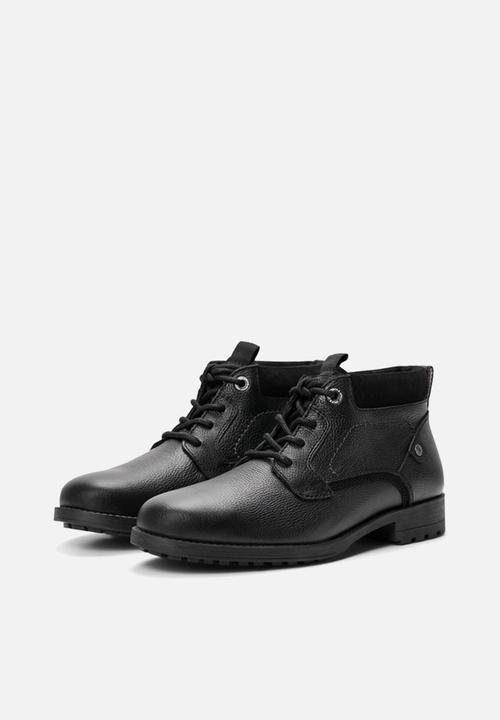 Jack & Jones - Jfwstarke leather boot - antracite